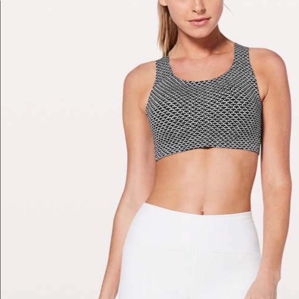 NWT lululemon enlite bra monochromic black white - Picture 5 of 6
